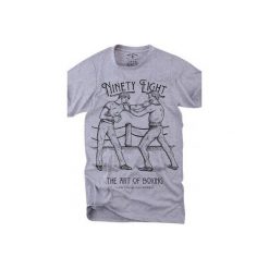 BOXERS. Szare t-shirty męskie Ninety eight clothing, m, bez wzorów, z bawełny, bez kołnierzyka. Za 69,99 zł.