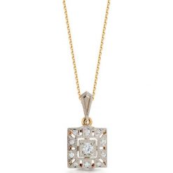 Łańcuszki męskie: Wisiorek – , Brylant 0,15ct