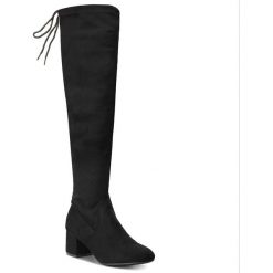 Buty zimowe damskie: Muszkieterki JENNY FAIRY - WYL1094T-10 Black