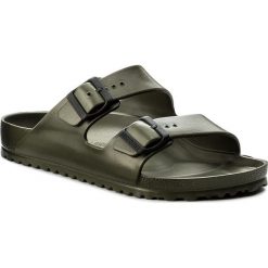 Klapki BIRKENSTOCK - Arizona 0129491 Khaki. Zielone klapki męskie marki Birkenstock, bez wzorów, z tworzywa sztucznego. Za 119,00 zł.