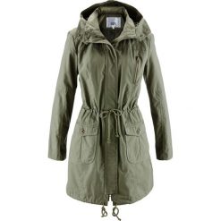 Kurtka parka bonprix oliwkowy. Zielone bomberki damskie bonprix. Za 169,99 zł.