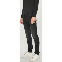 Trussardi Jeans - Jeansy. Czarne jeansy męskie marki Trussardi Jeans. W wyprzedaży za 429,90 zł.