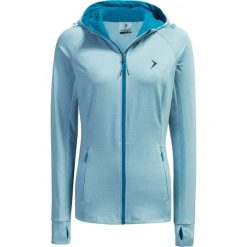 Bluza damska BLD604 - jasny niebieski melanż - Outhorn. Niebieskie bluzy damskie marki Outhorn, bez wzorów, z materiału, bez rękawów, bez kaptura. W wyprzedaży za 59,99 zł.