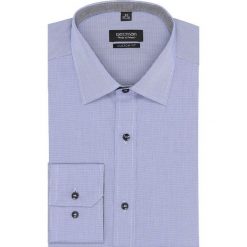 Koszula bexley 2456 długi rękaw custom fit niebieski. Niebieskie koszule męskie Recman, m, bez wzorów, bez kołnierzyka, z długim rękawem. Za 129,00 zł.