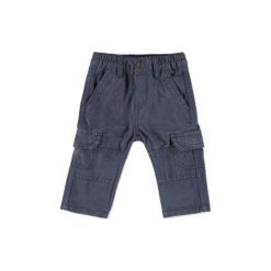 Staccato Boys Baby Spodnie Cargo stone blue. Niebieskie spodnie niemowlęce marki Staccato, z bawełny. Za 57,50 zł.