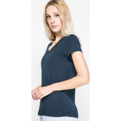 Lauren Ralph Lauren - Top piżamowy. Niebieskie piżamy damskie marki Lauren Ralph Lauren, s, z bawełny. W wyprzedaży za 119,90 zł.