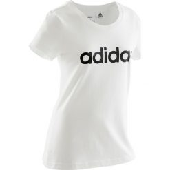 Koszulka do gimnastyki dla dzieci. Bluzki dziewczęce Adidas, bez wzorów, bez kołnierzyka, bez rękawów, bez kaptura. Za 59,99 zł.