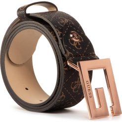 Pasek Damski GUESS - Brightsie (SG) Belt BW7273 VIN40 BRO. Pomarańczowe paski damskie Guess, w paski, ze skóry ekologicznej. Za 239,00 zł.