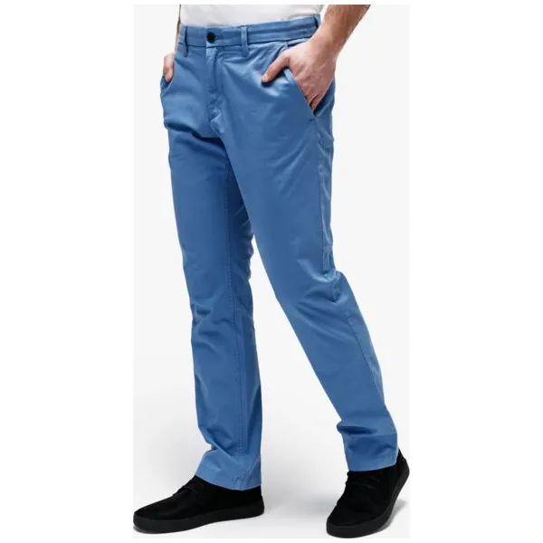 Timberland Spodnie Squam Lake Stretch Twill Straight Chino , niebieski, rozmiar 34/32. Niebieskie spodnie męskie Timberland, na co dzień, w paski, z elastanu. W wyprzedaży za 269,99 zł.