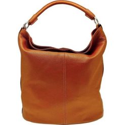 Torebki klasyczne damskie: Skórzana torebka w kolorze brązowym – 45 x 56 x 20 cm