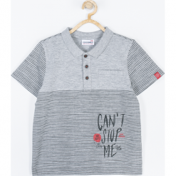 Koszulka. Szare t-shirty chłopięce z nadrukiem marki NO RULES, z krótkim rękawem. Za 49,90 zł.
