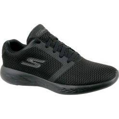 Skechers Go Run 600 15061-BBK. Czarne buty sportowe damskie Skechers, bez wzorów, z tkaniny, sportowe. W wyprzedaży za 209,99 zł.