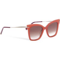 Okulary przeciwsłoneczne Max Mara Mm Needle IV 49-20-145. Czerwone okulary przeciwsłoneczne damskie Max Mara. W wyprzedaży za 419,00 zł.