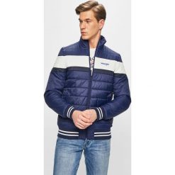 Wrangler - Kurtka. Niebieskie płaszcze męskie marki Wrangler, m, bez wzorów, z poliesteru, krótkie, bez kaptura. Za 349,90 zł.