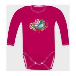 Body dziecięce Flower Bird. Białe body niemowlęce MegaKoszulki, bez wzorów, z bawełny, bez rękawów. Za 39,90 zł.