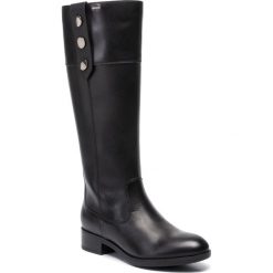 Oficerki GEOX - D Felicity Np Abx B D94BLB 05443 C9999 Black. Czarne kozaki damskie Geox, ze skóry ekologicznej, bez obcasa, na obcasie, bez zapięcia. W wyprzedaży za 519,00 zł.