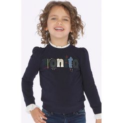 Mayoral - Bluza dziecięca 92-134 cm. Niebieskie bluzy dziewczęce Mayoral, z nadrukiem, z elastanu, bez rękawów, bez kaptura. Za 120,90 zł.