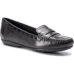 Półbuty GEOX - D Annytah Moc C D84BMC 06Y81 C9999 Black. Czarne półbuty damskie Geox, z aplikacjami, ze skóry ekologicznej, bez obcasa, na płaskiej podeszwie, bez zapięcia. W wyprzedaży za 209,00 zł.