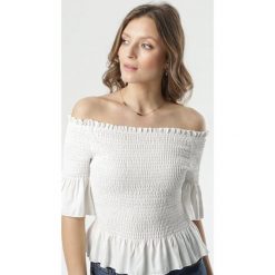 Biała Bluzka Maxima. Białe bluzki damskie Born2be, s. Za 89,99 zł.