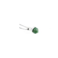 Colare Kwarc Zielony Mini srebro. Zielone naszyjniki damskie Brazi druse jewelry, z kwarcem, srebrne. Za 170,00 zł.