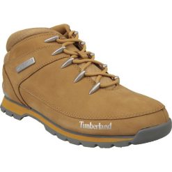 Timberland Euro Sprint Hiker A1TZV. Żółte buty trekkingowe męskie Timberland, na zimę, z nubiku, bez zapięcia, do biegania. W wyprzedaży za 439,99 zł.