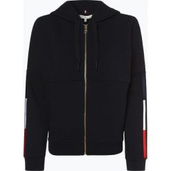 Tommy Hilfiger - Damska bluza rozpinana, niebieski. Niebieskie bluzy damskie TOMMY HILFIGER, l, bez wzorów, bez rękawów, bez kaptura. Za 599,95 zł.
