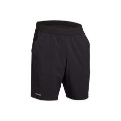 Spodenki tenisowe Light 900 męskie. Czarne spodenki sportowe męskie marki ARTENGO, s, bez wzorów, z elastanu, sportowe, tenisowe. Za 44,99 zł.