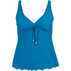 Top plażowy bonprix niebieskozielony. Niebieskie bluzki damskie marki bonprix. Za 59,99 zł.