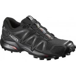 Salomon Buty Do Biegania Speedcross 4 W Black/Black/Black Meta 38.7. Czarne buty damskie do biegania marki Salomon. Za 449,00 zł.