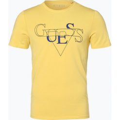 T-shirty męskie: Guess Jeans – T-shirt męski, żółty