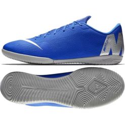 Buty halowe Nike Mercurial Vapor Ic M AH7383-400. Niebieskie buty sportowe męskie Nike, z materiału, bez zapięcia, do piłki nożnej. W wyprzedaży za 319,00 zł.