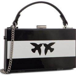 Torebka PINKO - Cantante Clutch PE 19 PLTT 1P21CZ Y5FW Nero/Bianc ZZ2. Czarne torebki klasyczne damskie marki Pinko, bez wzorów, ze skóry, wizytowe, bez dodatków. Za 729,00 zł.