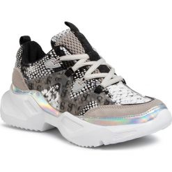 Sneakersy SUPERTRASH - Niva Snk W 2011 058502 Mgry 0199. Szare półbuty damskie SuperTrash, ze skóry ekologicznej. W wyprzedaży za 269,00 zł.