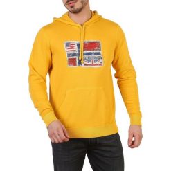 Napapijri bluza męska M żółta. Żółte bluzy męskie Napapijri, m, bez wzorów, klasyczne, z klasycznym kołnierzykiem, bez rękawów, bez kaptura. W wyprzedaży za 249,00 zł.