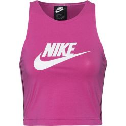 Top w kolorze różowym. Różowe topy damskie Nike Women, s, z nadrukiem, z okrągłym kołnierzem. W wyprzedaży za 66,95 zł.