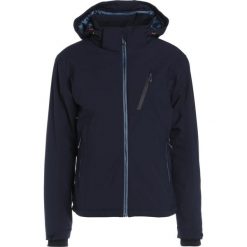 Kurtki sportowe męskie: CMP ZIP HOOD Kurtka Softshell black/blue