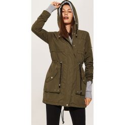 Parka z kieszeniami cargo - Khaki. Brązowe parki damskie House, s. Za 139,99 zł.