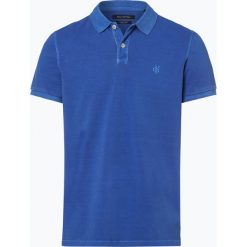 Marc O'Polo - Męska koszulka polo, niebieski. Niebieskie koszulki męskie Marc O'Polo, xl, bez wzorów, z bawełny, klasyczne, bez rękawów. Za 259,95 zł.