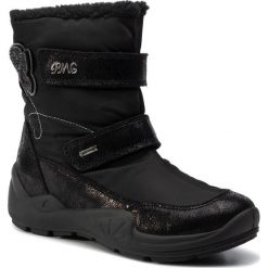 Śniegowce PRIMIGI - GORE-TEX 4381100 D Nero. Czarne śniegowce dziewczęce Primigi, bez zapięcia. W wyprzedaży za 259,00 zł.