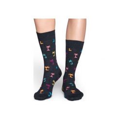 Skarpetki Happy Socks PAB01-9001. Czerwone skarpetki męskie Happy Socks, z bawełny. Za 24,43 zł.