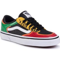 Tenisówki VANS - Rowley Classic VN0A4BTTXF11 (Multi Animal) Rasta/Blk. Półbuty damskie Vans, bez wzorów, ze skóry, bez obcasa, na płaskiej podeszwie, bez zapięcia. Za 399,00 zł.