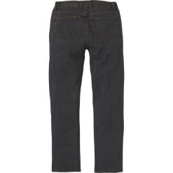 Dżinsy z elastycznymi wstawkami w talii CLASSIC FIT STRAIGHT bonprix czarny. Czarne spodnie męskie bonprix, na co dzień, m, w paski, z jeansu. Za 74,99 zł.