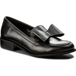 Lordsy SAGAN - 3128 Czarny Lico. Czarne lordsy damskie marki Sagan, ze skóry. W wyprzedaży za 219,00 zł.