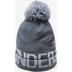 Under Armour Czapka zimowa Szary. Szare czapki damskie Under Armour, na zimę, bez wzorów, z materiału. Za 128,95 zł.