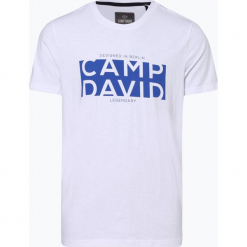 Camp David - T-shirt męski, czarny. Czarne t-shirty męskie marki Camp David, m, z nadrukiem, bez kołnierzyka. Za 139,95 zł.