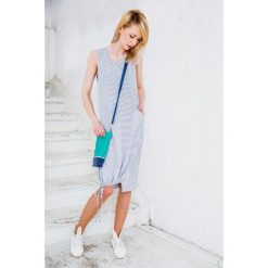 Sukienki: SUKIENKA W PASKI CRAZY LOOK niebieska