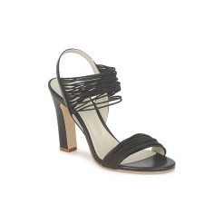 Sandały Jil Sander JS16121. Czarne sandały damskie marki Jil Sander. Za 1351,20 zł.