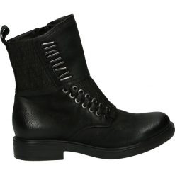 Botki - 544219 NER. Czarne botki damskie skórzane marki Venezia. Za 469,00 zł.