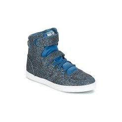 Buty Dziecko Hummel TEN STAR GLITTER SNEAKER. Niebieskie trampki dziewczęce Hummel, bez wzorów, bez zapięcia. Za 247,20 zł.