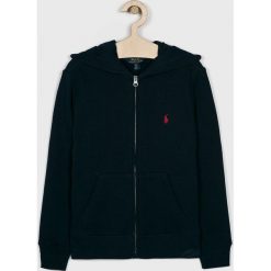 Polo Ralph Lauren - Bluza 134-176 cm. Niebieskie bluzy chłopięce Polo Ralph Lauren, bez wzorów, z bawełny, bez rękawów, z kapturem. Za 319,90 zł.